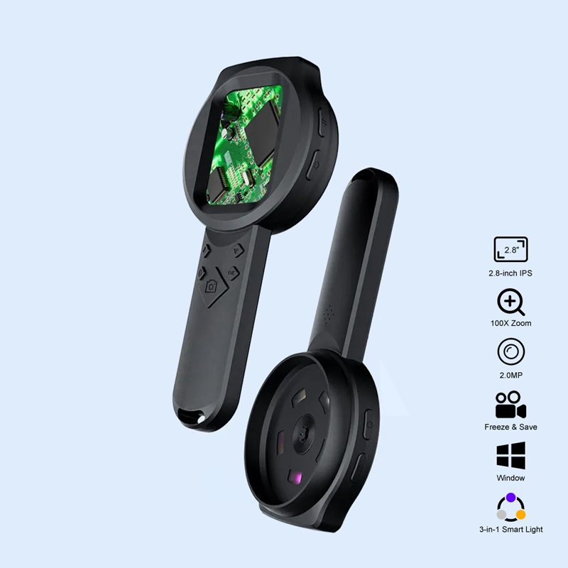Electronics Repair Glasses - Protable スマート拡大鏡顕微鏡 1080P 100X 拡大鏡 2.8