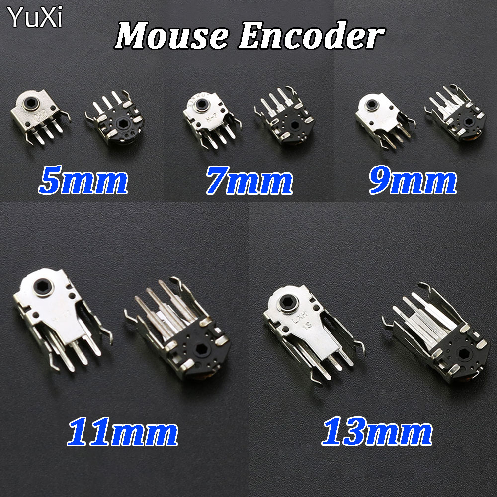 Electronics Repair Book - Yuxi-マウスエンコーダホイールデコーダー,5mm, 7mm, 9mm, 11mm, 13mm, 1セットあたり5個