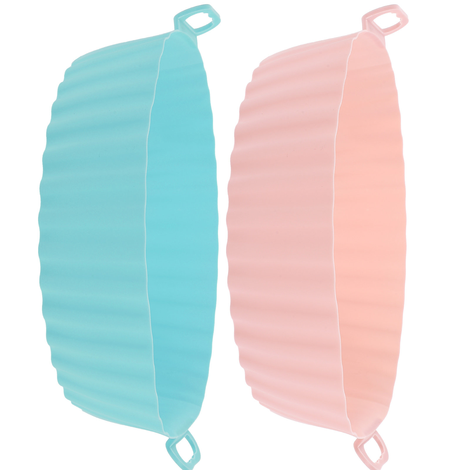 Heat Mat Silicone - 2 個のシリコンベーキングマットエアフライヤー用ノンスティック再利用可能なオーブンライナー耐熱キッチン耐熱皿エアフライヤーアクセサリー