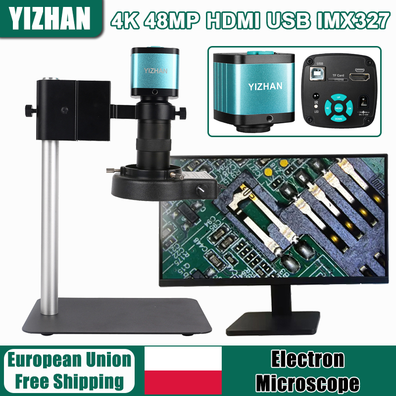 Electronics Repair Videos - 4K 48MP HD 電子デジタル顕微鏡 1080P 60FPS