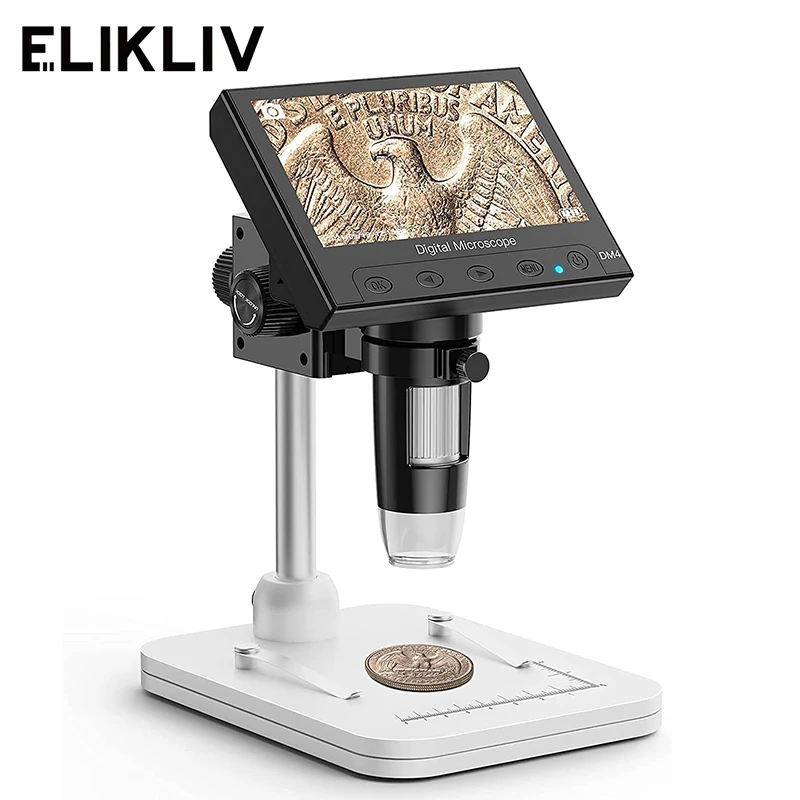 Electronics Repair Videos - Elikliv EDM4 4.3インチ LCD デジタル顕微鏡 電子用