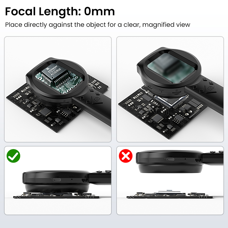 Protable スマート拡大鏡顕微鏡 1080P 100X - Electronics Repair Glasses のレビューと価格