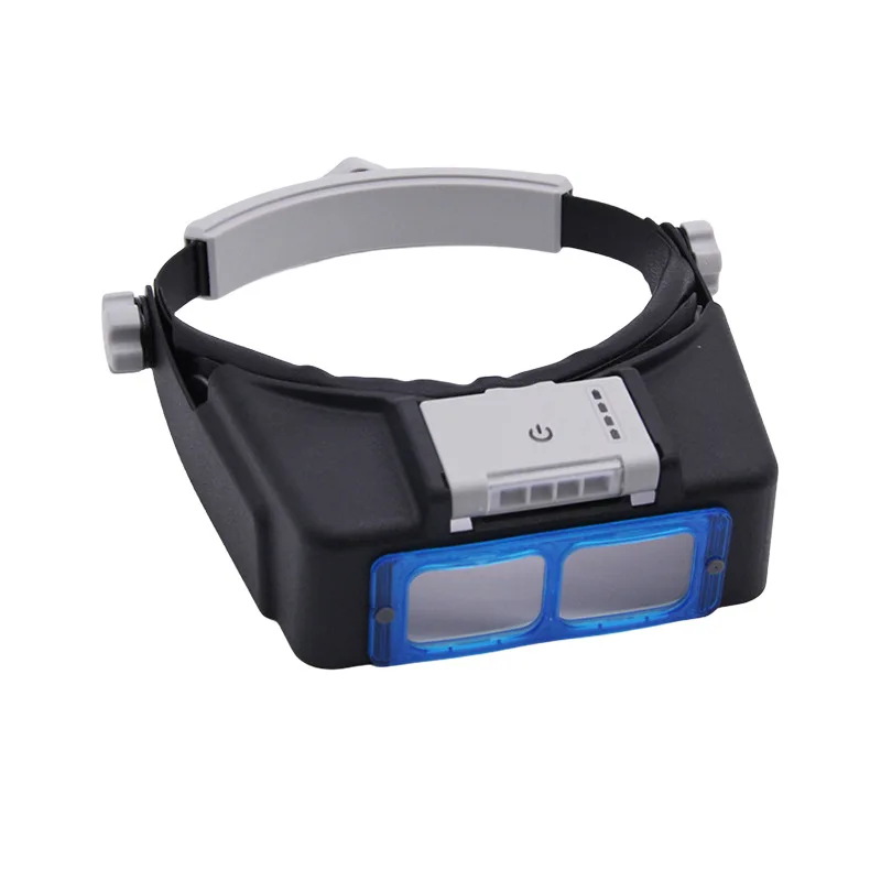 虫眼鏡ヘッドマウント USB 充電、バッテリーディスプレイ用 - Electronics Repair Glasses のレビューと価格