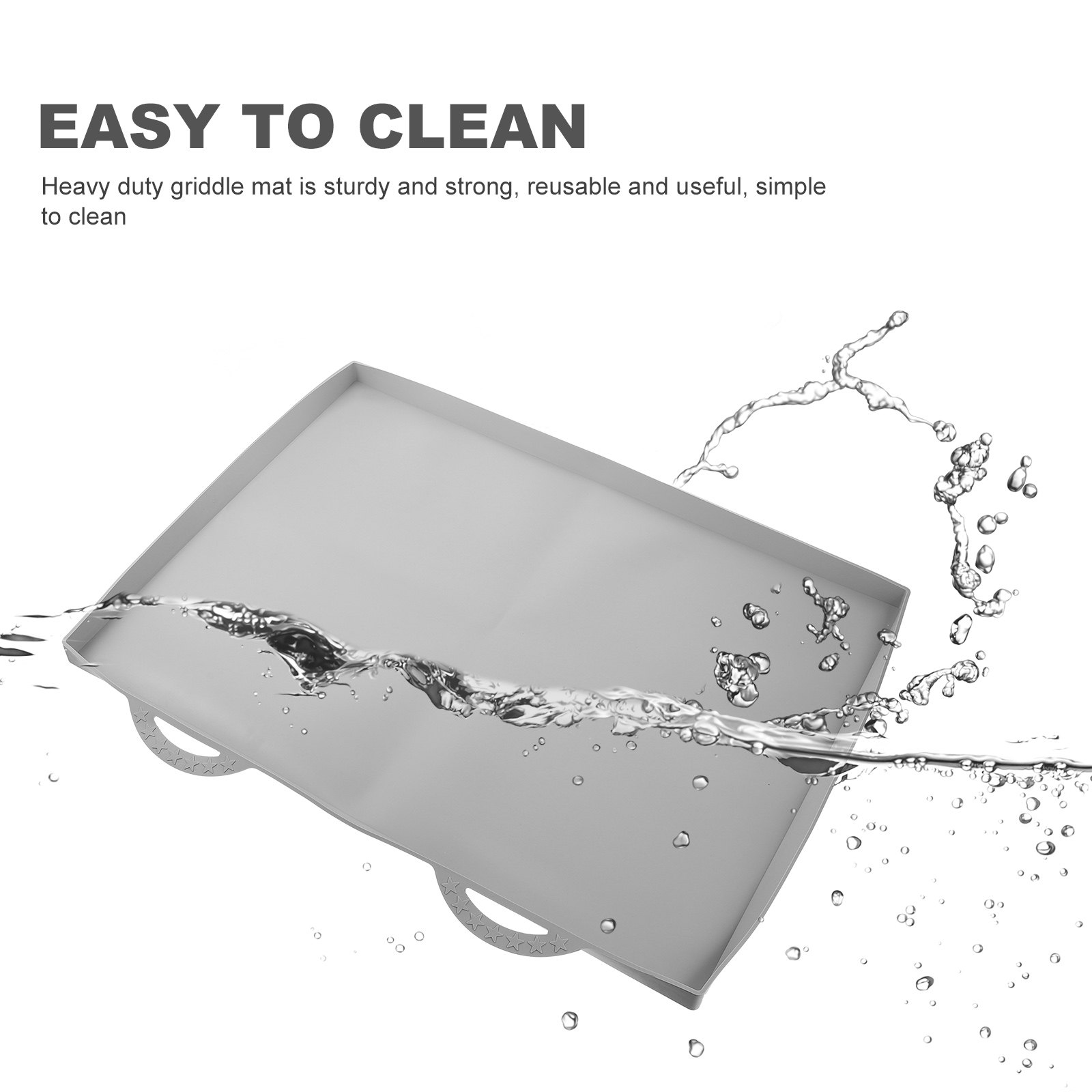 シリコングリドルマット グリル用 丈夫で再利用可能なグリドル - Heat Mat Silicone のレビューと価格