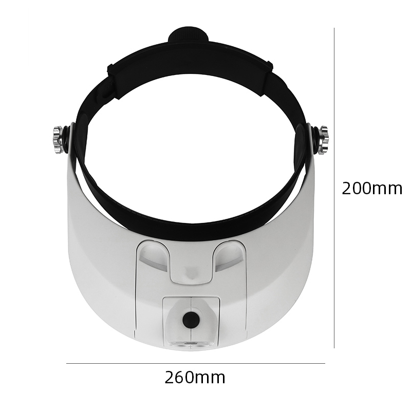 LED ヘッドバンド拡大鏡プロフェッショナル虫眼鏡ジュエリー - Electronics Repair Glasses のレビューと価格