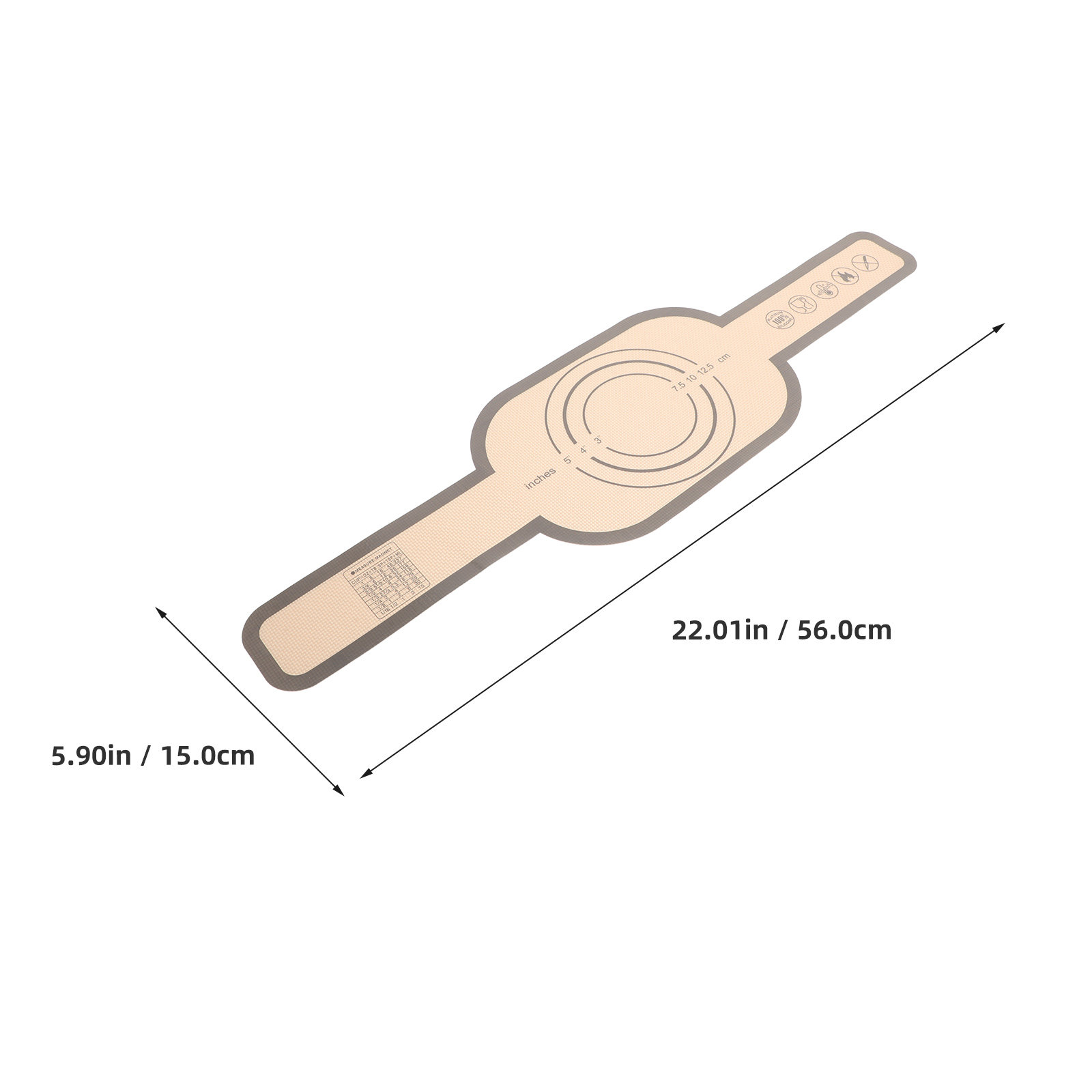2枚入り再利用可能な生地移動マット、断熱ベーキングマット、サ - Heat Mat Silicone のレビューと価格