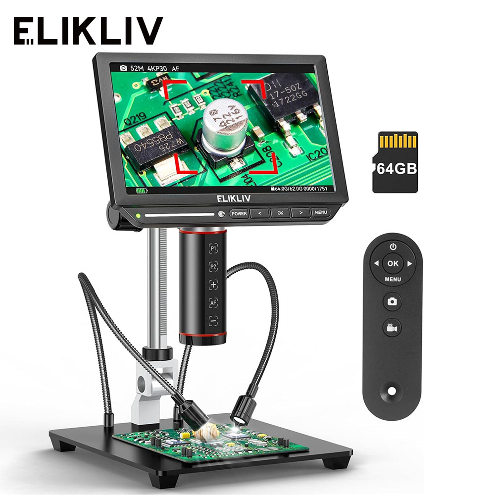 Elikliv EM4K-AF オートフォーカス 4K デジ - Electronics Repair Videos のレビューと価格