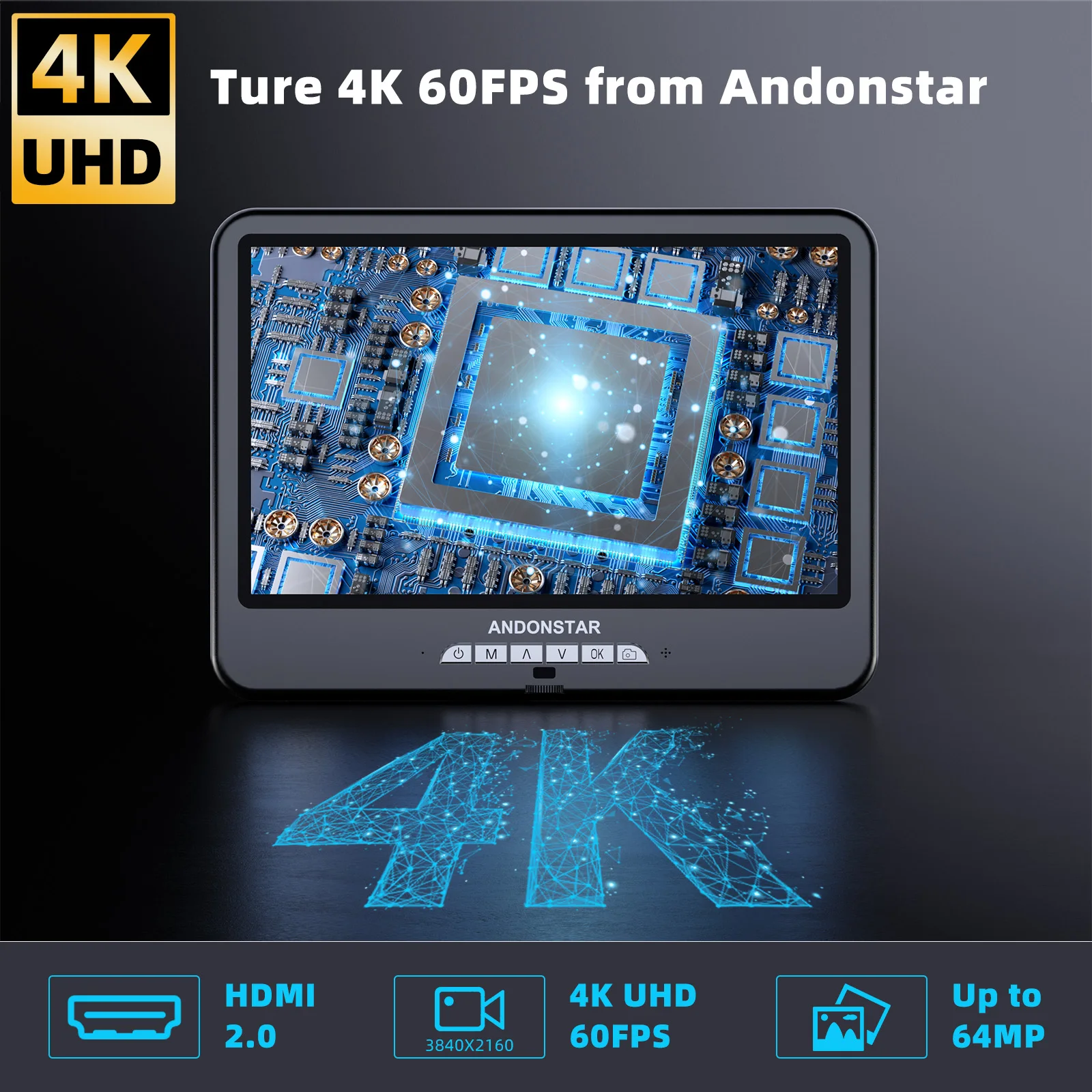 Andonstar AD210S-Pro 4K 60FPS  - Electronics Repair Microscope のレビューと価格