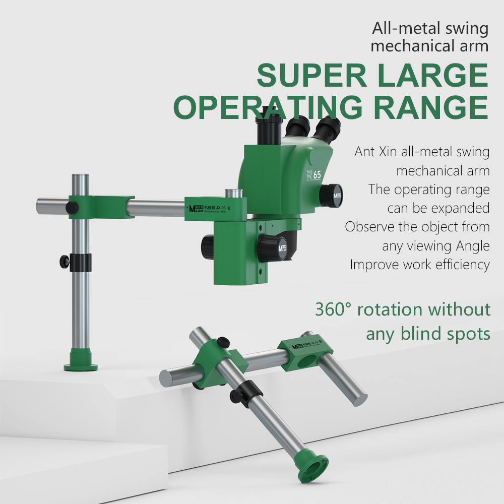 ManAnt 顕微鏡アーム 360 度回転ブラケット機械式ス - Electronics Repair Microscope のレビューと価格