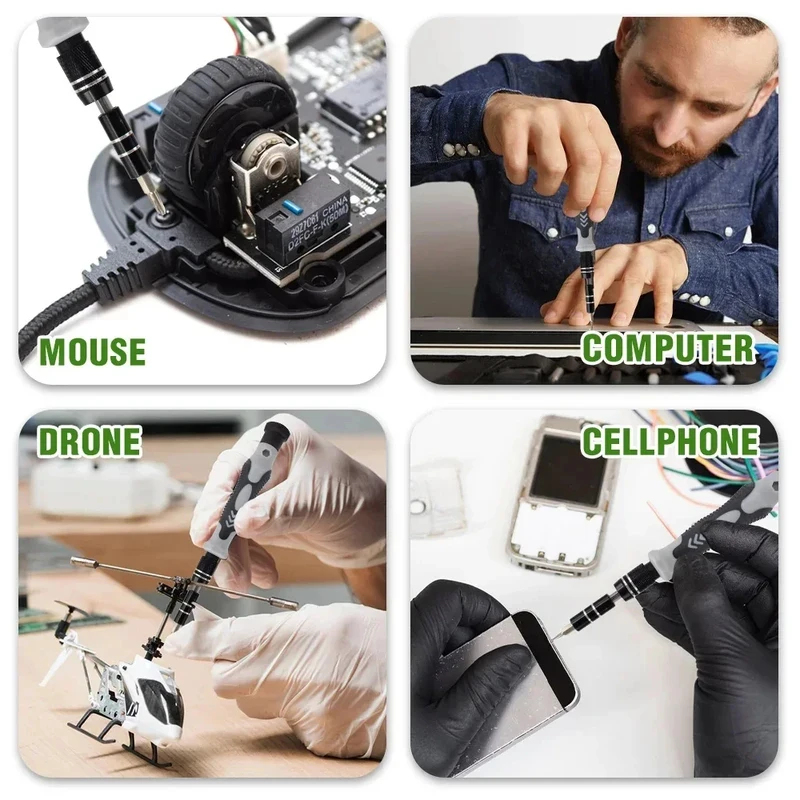 ポータブル115in1磁気ドライバーセットミニ精密修理キット - Electronics Repair Training のレビューと価格