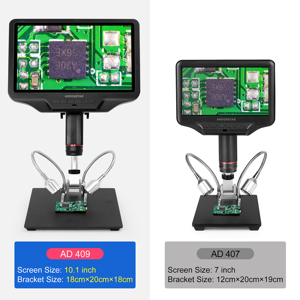 Andonstar-AD409 hdmiデジタル顕微鏡,電子 - Electronics Repair Microscope のレビューと価格