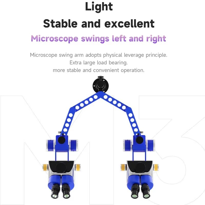 メカニック M3 360 °   顕微鏡調整可能なスイングア - Electronics Repair Microscope のレビューと価格
