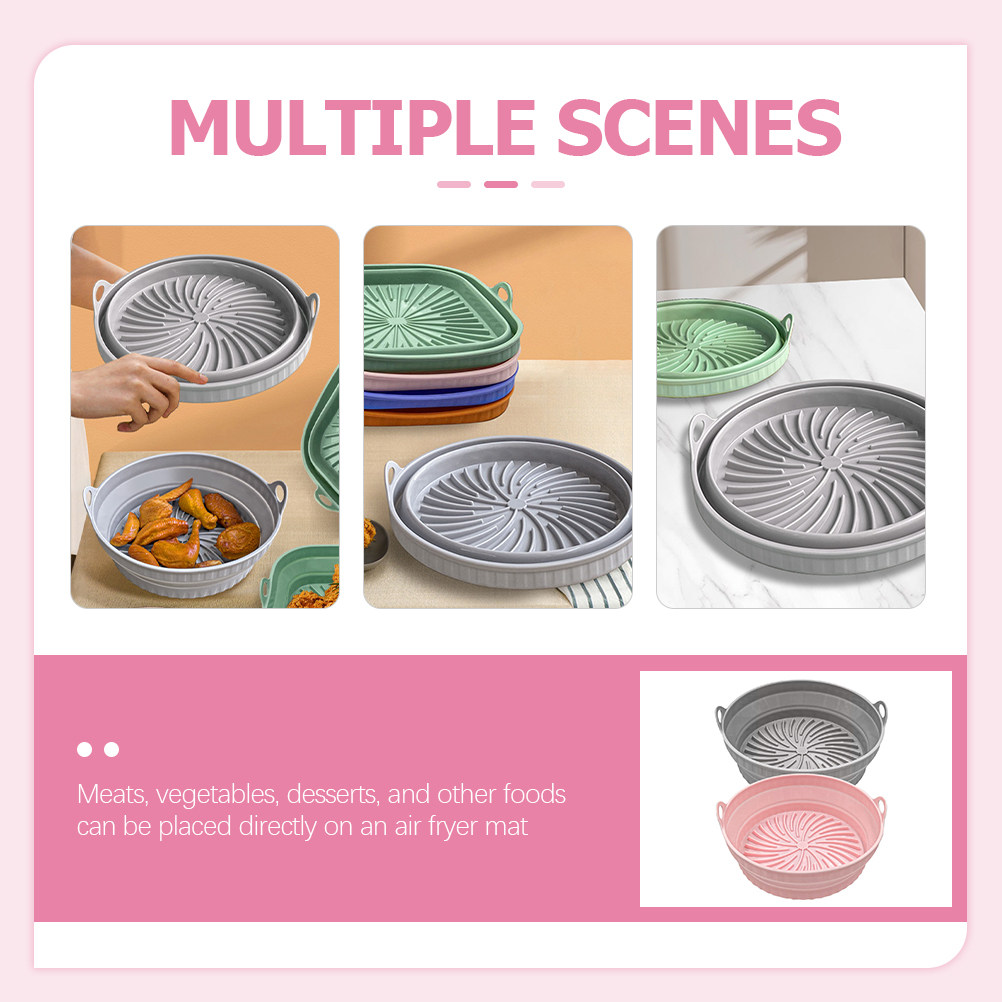 2 個のエアフライヤーシリコンパッドノンスティックライナー再 - Heat Mat Silicone のレビューと価格