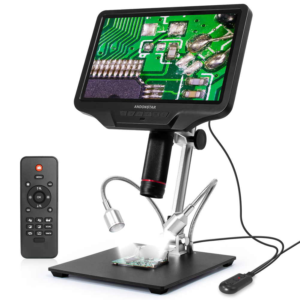 Andonstar AD407 HDMI はんだ付けデジタル - Electronics Repair Microscope のレビューと価格