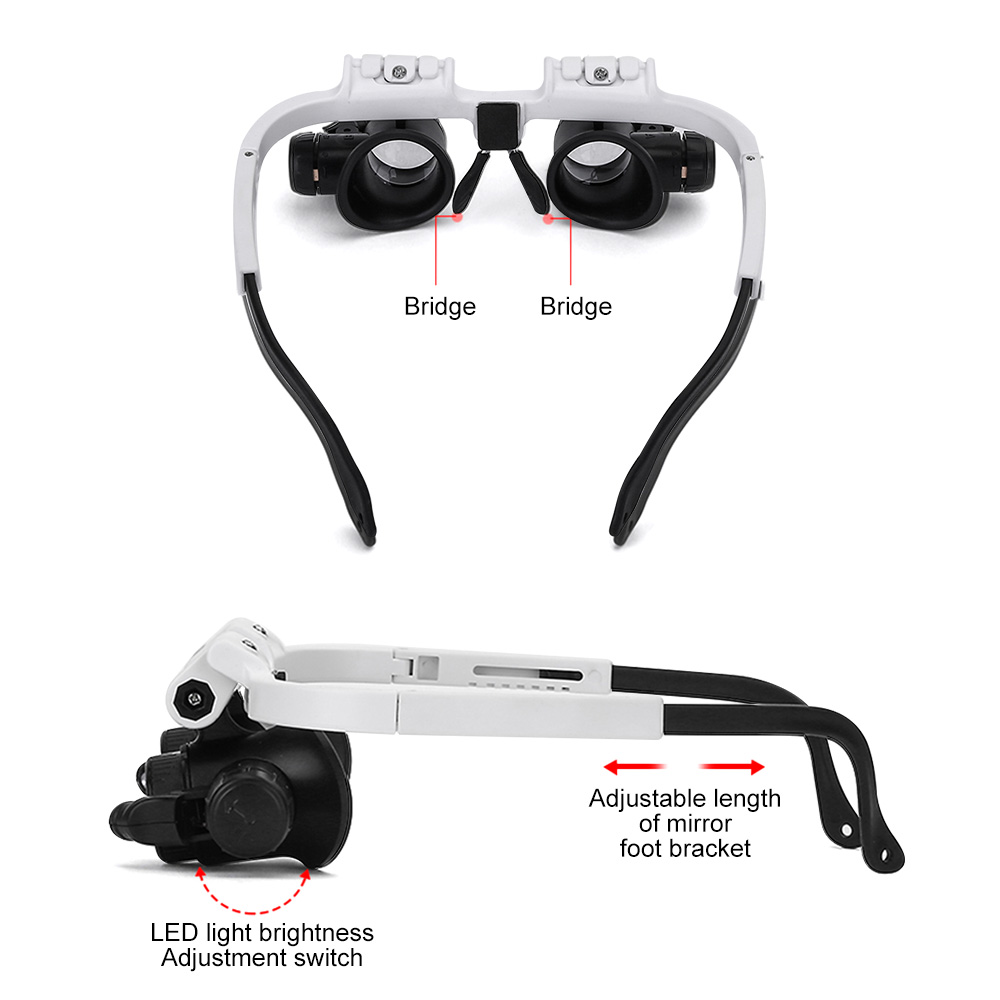 9892H 虫眼鏡 8X/15X/23X 宝石商時計屋 LE - Electronics Repair Glasses のレビューと価格