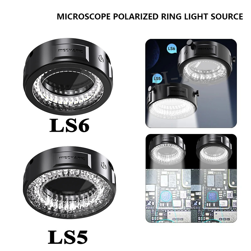 メカニック LS5 LS6 顕微鏡リングライト偏光 84 L - Electronics Repair Microscope のレビューと価格