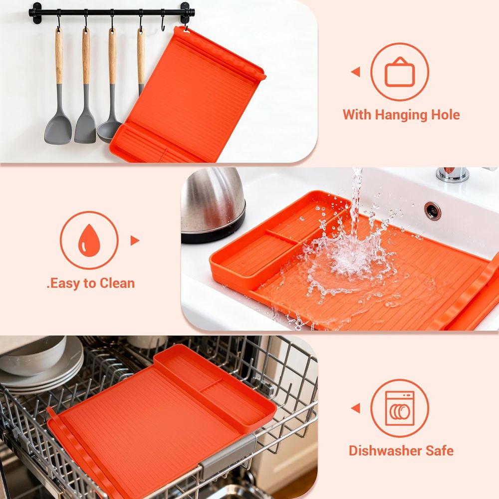耐熱シリコングリルマット - 16x11.5インチ 滑り止め - Heat Mat Silicone のレビューと価格