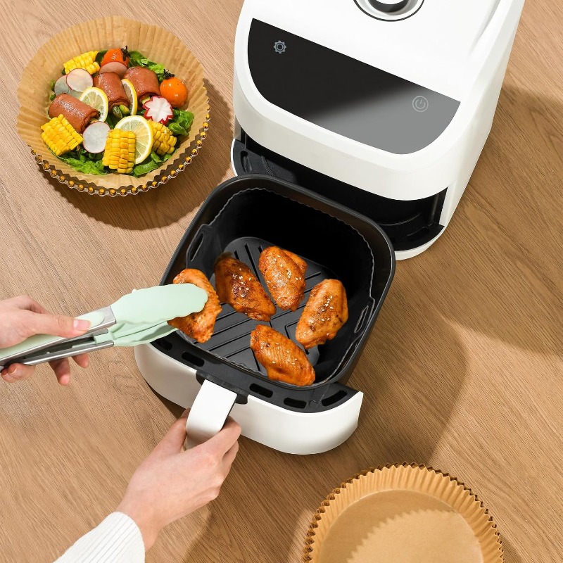 再利用可能なシリコンエアフライヤーライナー耐熱ノンスティック - Heat Mat Silicone のレビューと価格