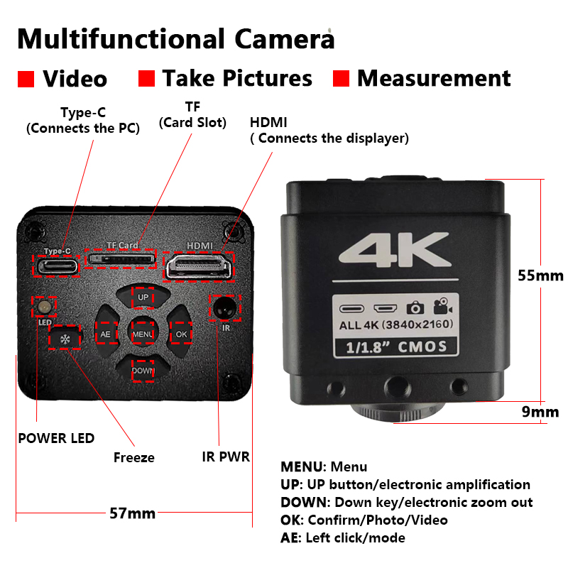YIZHAN IMX678 産業用カメラ 4K ウルトラ H - Electronics Repair Videos のレビューと価格